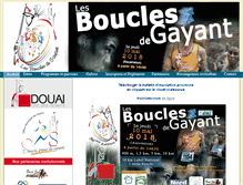 Tablet Screenshot of boucles-de-gayant.fr